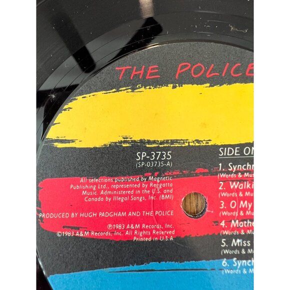 The Police "Synchronicity" Vinyl LP Record 1983 A&M SP-3735 Classic Rock Album - Picture 3 of 5